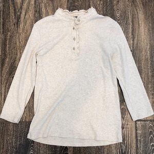 Anne Klein Sport Cream Top Size S